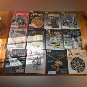New England Antiques Journal Magazines Lot of 12